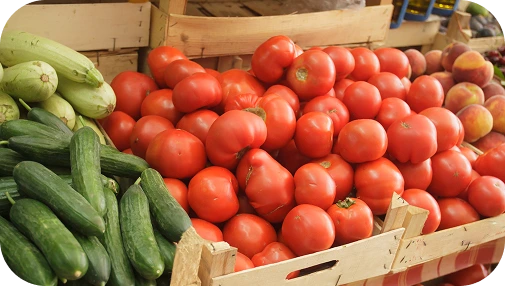légumes producteur local